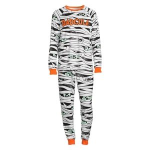 Dadcula Men's Halloween Pajama Set Sleepwear Pajamas NWT Mummy